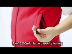 USB 5Vスマートな電池の電気熱くする冬のベストのGiletのジャケットを熱している暖かい熱人の女性