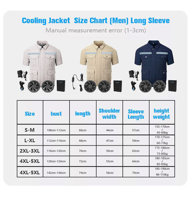 ポリエステル綿の空気は薄い灰色ワイシャツM L XL XXL XXXLのサイズを調節した