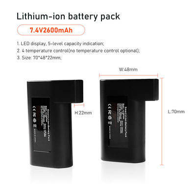 熱くする手袋2600mahの電気衣服の付属品のための7.4V 2S1P電池のパック