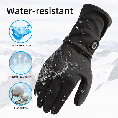 指のタッチ画面が付いている卸し売り最も薄い熱くする冬の手袋7.4Vの電気防水熱くする手袋